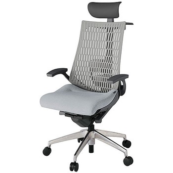 KJ425SAYZDT7T6 アクト2 背エラストマー 固定肘 ビニールレザー張りヘッドサポート ランバーサポート付 ハンガー付 アルミミラー脚 <配送時組立サービス付> イトーキ 69159907