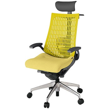 KJ425SAYZDU6U5 アクト2 背エラストマー 固定肘 ビニールレザー張りヘッドサポート ランバーサポート付 ハンガー付 アルミミラー脚 <配送時組立サービス付> イトーキ 69159925