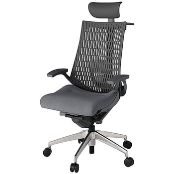 KJ425SAYMZDT3W2 アクト2 背エラストマー 固定肘 ビニールレザー張りヘッドサポート ランバーサポート付 ハンガー付 アルミミラー脚 <配送時組立サービス付> イトーキ 69159959