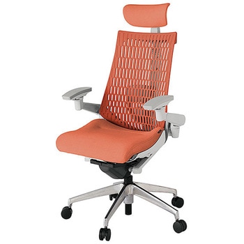 KJ427SAEMZND4D4 アクト2 背エラストマー 4D可動肘 クロス張りヘッドサポート付 ランバーサポート付 アルミミラー脚 <配送時組立サービス付> イトーキ 69160458