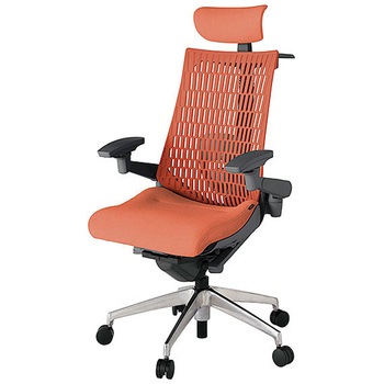 KJ427SAXMZDD4D4 アクト2 背エラストマー 4D可動肘 クロス張りヘッドサポート付 ランバーサポート付 ハンガー付 アルミミラー脚 <配送時組立サービス付> イトーキ 69160695