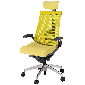 KJ425SAEMZDU6U5 アクト2 背エラストマー 固定肘 クロス張りヘッドサポート付 ランバーサポート付 アルミミラー脚 <配送時組立サービス付> イトーキ 69161070