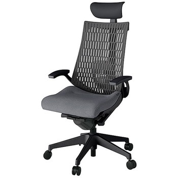 KJ425SAFMT1T3W2 アクト2 背エラストマー 固定肘 ビニールレザー張りヘッドサポート ランバーサポート付 樹脂脚 <配送時組立サービス付> イトーキ 69162357