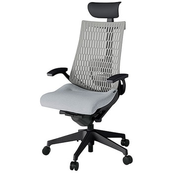 KJ425SAFMT1T7T6 アクト2 背エラストマー 固定肘 ビニールレザー張りヘッドサポート ランバーサポート付 樹脂脚 <配送時組立サービス付> イトーキ 69162366