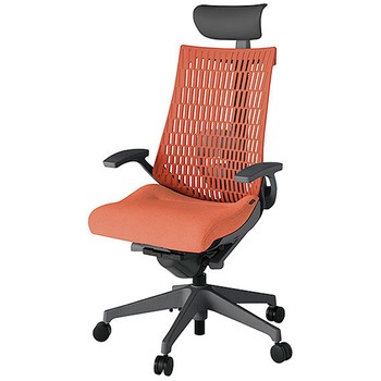 KJ425SAFW2D4D4 アクト2 背エラストマー 固定肘 ビニールレザー張りヘッドサポート ランバーサポート付 樹脂脚 <配送時組立サービス付> イトーキ 69162436