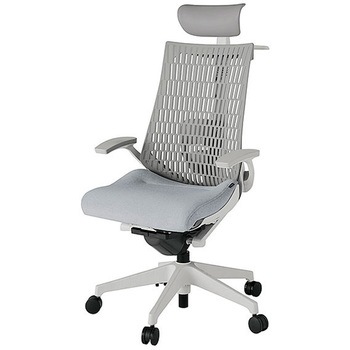 KJ425SAYGNT7T6 アクト2 背エラストマー 固定肘 ビニールレザー張りヘッドサポート ランバーサポート付 ハンガー付 樹脂脚 <配送時組立サービス付> イトーキ 69162908