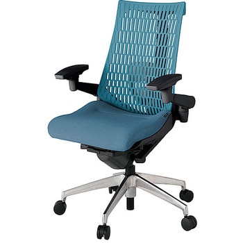 KJ427SA-MZTB4A4 アクト2 背エラストマー 4D可動肘 ランバーサポート付 アルミミラー脚 <配送時組立サービス付> イトーキ 69164561