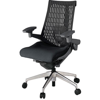 KJ427SA-MZDT1T1 アクト2 背エラストマー 4D可動肘 ランバーサポート付 アルミミラー脚 <配送時組立サービス付> イトーキ 69164631