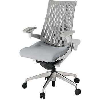 KJ427SA-MZNT7T6 アクト2 背エラストマー 4D可動肘 ランバーサポート付 アルミミラー脚 <配送時組立サービス付> イトーキ 69164771