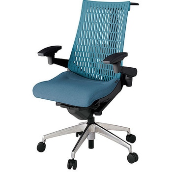 KJ427SAHMZTB4A4 アクト2 背エラストマー 4D可動肘 ランバーサポート付 ハンガー付 アルミミラー脚 <配送時組立サービス付> イトーキ 69164920