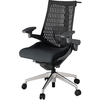 KJ427SAHZDT1T1 アクト2 背エラストマー 4D可動肘 ランバーサポート付 ハンガー付 アルミミラー脚 <配送時組立サービス付> イトーキ 69164929