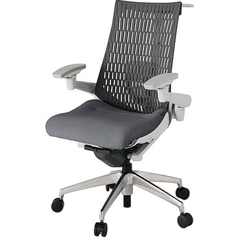 KJ427SAHZNT3W2 アクト2 背エラストマー 4D可動肘 ランバーサポート付 ハンガー付 アルミミラー脚 <配送時組立サービス付> イトーキ 69165060