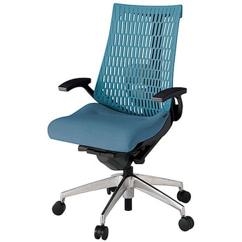 KJ425SA-MZTB4A4 アクト2 背エラストマー 固定肘 ランバーサポート付 アルミミラー脚 <配送時組立サービス付> イトーキ 69165279