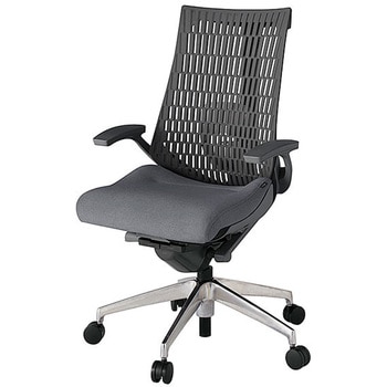 KJ425SA-ZDT3W2 アクト2 背エラストマー 固定肘 ランバーサポート付 アルミミラー脚 <配送時組立サービス付> イトーキ 69165297