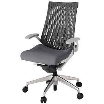 KJ425SA-ZNT3W2 アクト2 背エラストマー 固定肘 ランバーサポート付 アルミミラー脚 <配送時組立サービス付> イトーキ 69165419