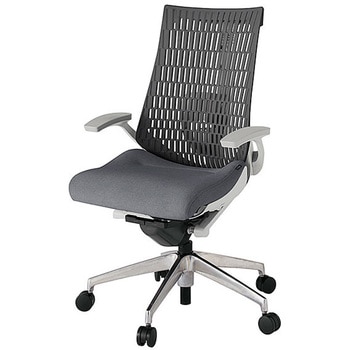 KJ425SA-MZNT3W2 アクト2 背エラストマー 固定肘 ランバーサポート付 アルミミラー脚 <配送時組立サービス付> イトーキ 69165480