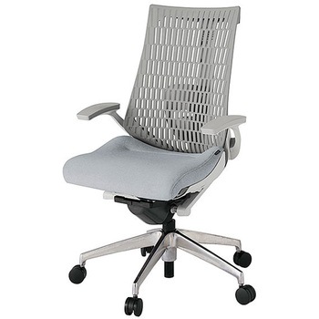 KJ425SA-MZNT7T6 アクト2 背エラストマー 固定肘 ランバーサポート付 アルミミラー脚 <配送時組立サービス付> イトーキ 69165489