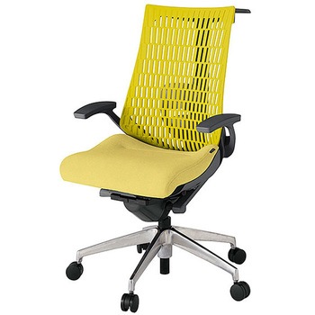 KJ425SAHZDU6U5 アクト2 背エラストマー 固定肘 ランバーサポート付 ハンガー付 アルミミラー脚 <配送時組立サービス付> イトーキ 69165690