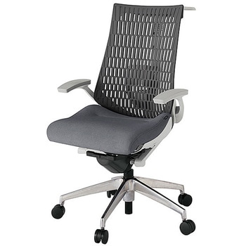 KJ425SAHMZNT3W2 アクト2 背エラストマー 固定肘 ランバーサポート付 ハンガー付 アルミミラー脚 <配送時組立サービス付> イトーキ 69165839