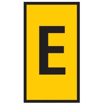 ケーブルマーカー 黄 1袋 1000個入 ヘラマンタイトン(タイトン)
