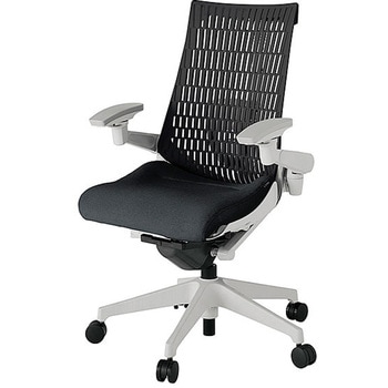 KJ427SA-GNT1T1 アクト2 背エラストマー 4D可動肘 ランバーサポート付 樹脂脚 <配送時組立サービス付> イトーキ 69166846