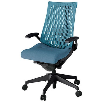 KJ425SA-MT1B4A4 アクト2 背エラストマー 固定肘 ランバーサポート付 樹脂脚 <配送時組立サービス付> イトーキ 69167440