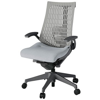 KJ425SA-W2T7T6 アクト2 背エラストマー 固定肘 ランバーサポート付 樹脂脚 <配送時組立サービス付> イトーキ 69167467