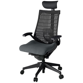 KJ425PSFMT1C3T1 アクト2 背エラストマー 固定肘 ビニールレザー張りヘッドサポート ランバーサポート付 樹脂脚 <配送時組立サービス付> イトーキ 69172437