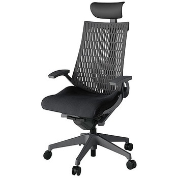 KJ425PSFW2T1W2 アクト2 背エラストマー 固定肘 ビニールレザー張りヘッドサポート ランバーサポート付 樹脂脚 <配送時組立サービス付> イトーキ 69172489