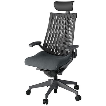 KJ425PSFW2C3W2 アクト2 背エラストマー 固定肘 ビニールレザー張りヘッドサポート ランバーサポート付 樹脂脚 <配送時組立サービス付> イトーキ 69172498