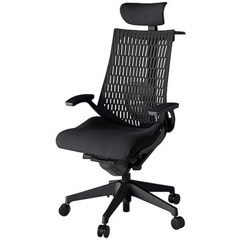 KJ425PSXMT1T1T1 アクト2 背エラストマー 固定肘 クロス張りヘッドサポート付 ランバーサポート付 ハンガー付 樹脂脚 <配送時組立サービス付> イトーキ 69174230