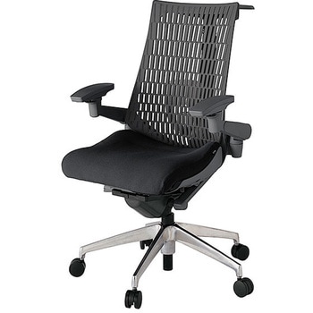 KJ427PSHZDT1W2 アクト2 背エラストマー 4D可動肘 ランバーサポート付 ハンガー付 アルミミラー脚 <配送時組立サービス付> イトーキ 69175009