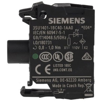 スイッチモジュール コンタクトブロック 110 V ac ねじターミナル SIEMENS