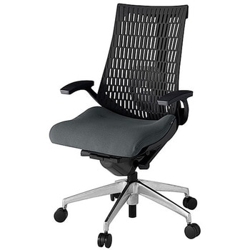 KJ425PS-MZTC3T1 アクト2 背エラストマー 固定肘 ランバーサポート付 アルミミラー脚 <配送時組立サービス付> イトーキ 69175316