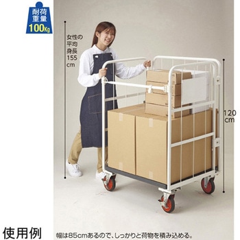 スーパーFXカーゴAir 軽量カゴ台車 アズワン