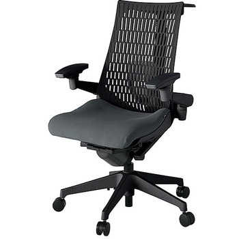 KJ427PSHMT1C3T1 アクト2 背エラストマー 4D可動肘 ランバーサポート付 ハンガー付 樹脂脚 <配送時組立サービス付> イトーキ 69177118