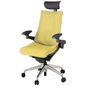 KJ-457JEFM-ZDU6 アクト2 背テクスチャードメッシュ 4D可動肘 ビニールレザー張りヘッドサポート ランバーサポート付 アルミミラー脚 <配送時組立サービス付> イトーキ 69179105