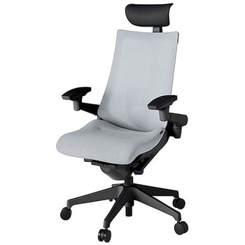 KJ-457JEFM-T1T7 アクト2 背テクスチャードメッシュ 4D可動肘 ビニールレザー張りヘッドサポート ランバーサポート付 樹脂脚 <配送時組立サービス付> イトーキ 69182298