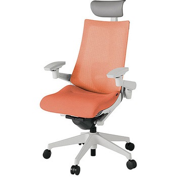 KJ-457JEF-GND4 アクト2 背テクスチャードメッシュ 4D可動肘 ビニールレザー張りヘッドサポート ランバーサポート付 樹脂脚 <配送時組立サービス付> イトーキ 69182517