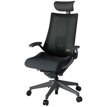 KJ-455JEFM-W2T1 アクト2 背テクスチャードメッシュ 固定肘 ビニールレザー張りヘッドサポート ランバーサポート付 樹脂脚 <配送時組立サービス付> イトーキ 69183260