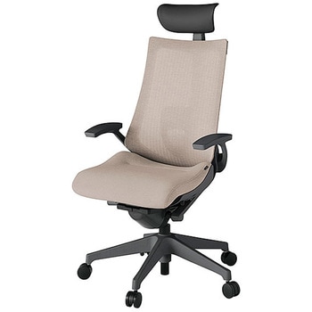 KJ-455JEFM-W2F6 アクト2 背テクスチャードメッシュ 固定肘 ビニールレザー張りヘッドサポート ランバーサポート付 樹脂脚 <配送時組立サービス付> イトーキ 69183296