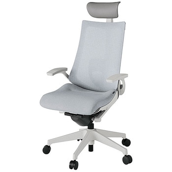 KJ-455JEFM-GNT7 アクト2 背テクスチャードメッシュ 固定肘 ビニールレザー張りヘッドサポート ランバーサポート付 樹脂脚 <配送時組立サービス付> イトーキ 69183418