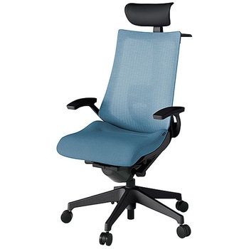 KJ-455JEY-T1B4 アクト2 背テクスチャードメッシュ 固定肘 ビニールレザー張りヘッドサポート ランバーサポート付 樹脂脚 <配送時組立サービス付> イトーキ 69183531