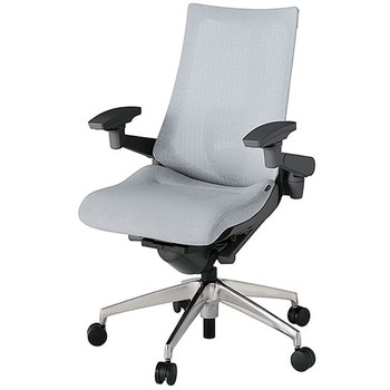 KJ-457JEM-ZDT7 アクト2 背テクスチャードメッシュ 4D可動肘 ランバーサポート付 アルミミラー脚 <配送時組立サービス付> イトーキ 69185798