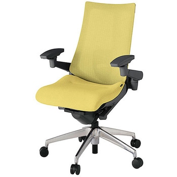 KJ-457JEM-ZDU6 アクト2 背テクスチャードメッシュ 4D可動肘 ランバーサポート付 アルミミラー脚 <配送時組立サービス付> イトーキ 69185825