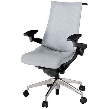 KJ-457JEHM-ZTT7 アクト2 背テクスチャードメッシュ 4D可動肘 ランバーサポート付 ハンガー付 アルミミラー脚 <配送時組立サービス付> イトーキ 69186078