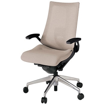 KJ-455JEM-ZTF6 アクト2 背テクスチャードメッシュ 固定肘 ランバーサポート付 アルミミラー脚 <配送時組立サービス付> イトーキ 69186516