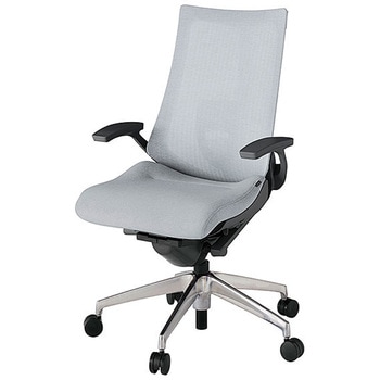 KJ-455JE-ZDT7 アクト2 背テクスチャードメッシュ 固定肘 ランバーサポート付 アルミミラー脚 <配送時組立サービス付> イトーキ 69186568