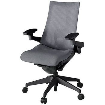 KJ-457JEM-T1T3 アクト2 背テクスチャードメッシュ 4D可動肘 ランバーサポート付 樹脂脚 <配送時組立サービス付> イトーキ 69188169