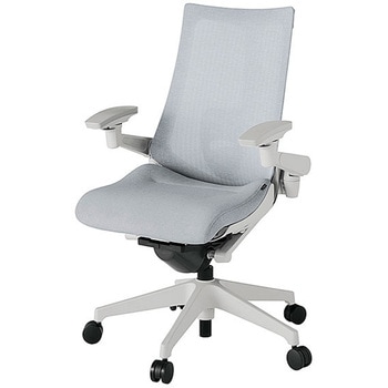 KJ-457JE-GNT7 アクト2 背テクスチャードメッシュ 4D可動肘 ランバーサポート付 樹脂脚 <配送時組立サービス付> イトーキ 69188388